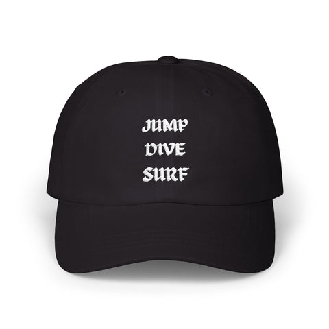 JUMP DIVE SURF DAD HAT