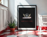 SALTY COWBOY PRINT